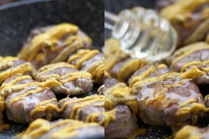 Solomillo de cerdo con mostaza