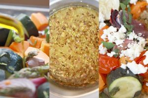 Ensalada de quinoa con salsa de mango