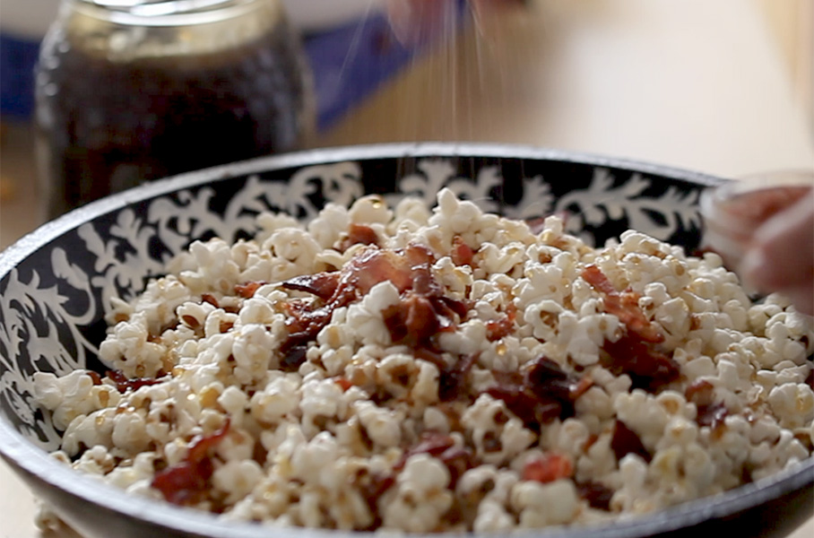 Palomitas con beicon