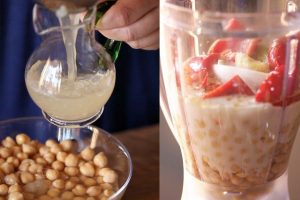 Crema fría de garbanzos