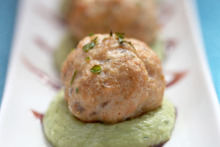 albóndigas de salmón