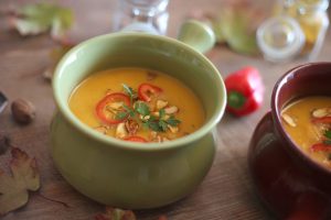 Sopa de calabaza asada