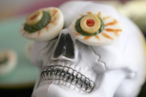 Huevos rellenos para Halloween