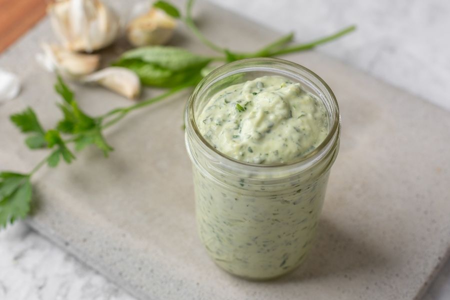 salsa de diosa verde