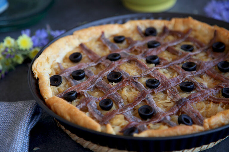 Receta de Pissaladière
