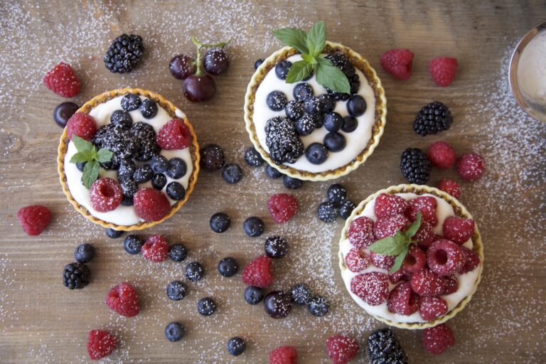 Tartaletas de frutas silvestres